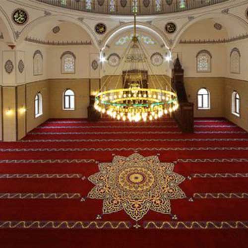 Red Mosque Carpet - PMCY Carpets