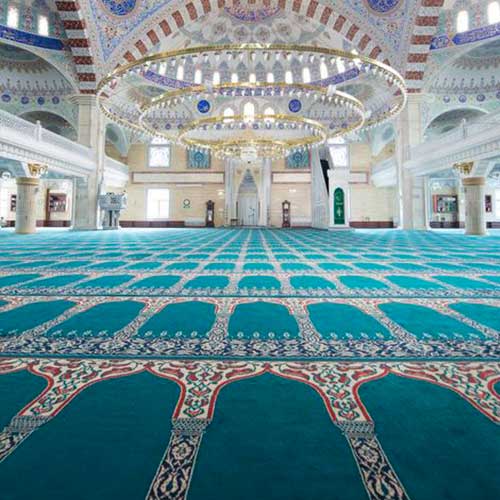 Blue Mosque Carpet - PMCY Carpets